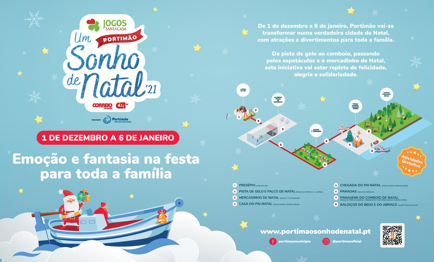 La mairie de Portimão annonce « Noël de rêve » 