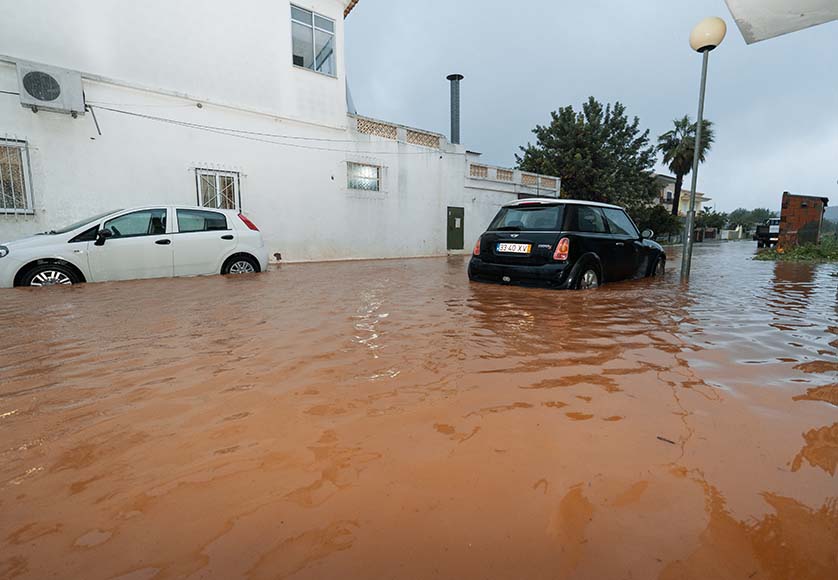Inondations à São Brás de Alportel ce matin (5 décembre 2022)
