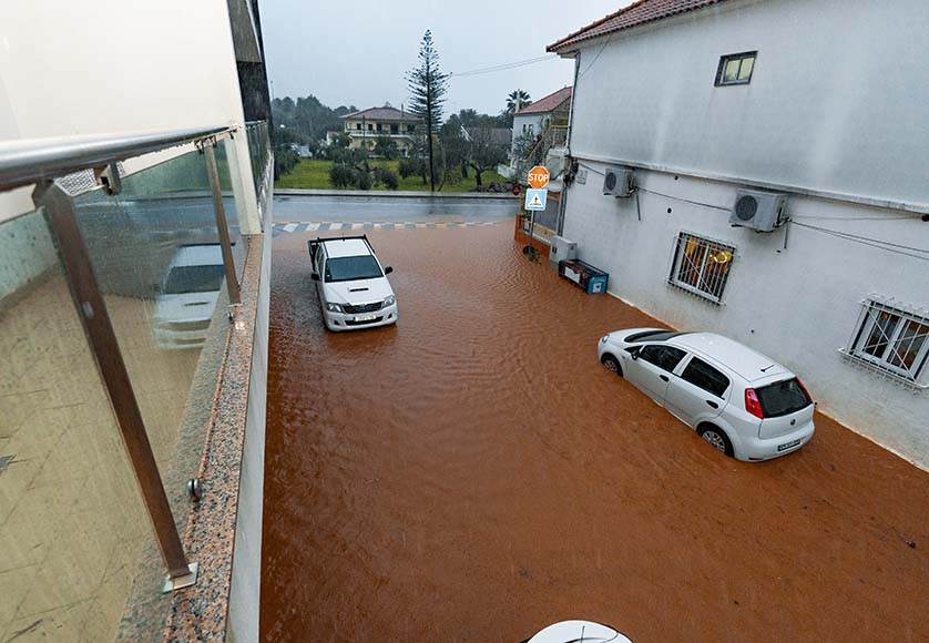 Inondations à São Brás de Alportel ce matin (5 décembre 2022)