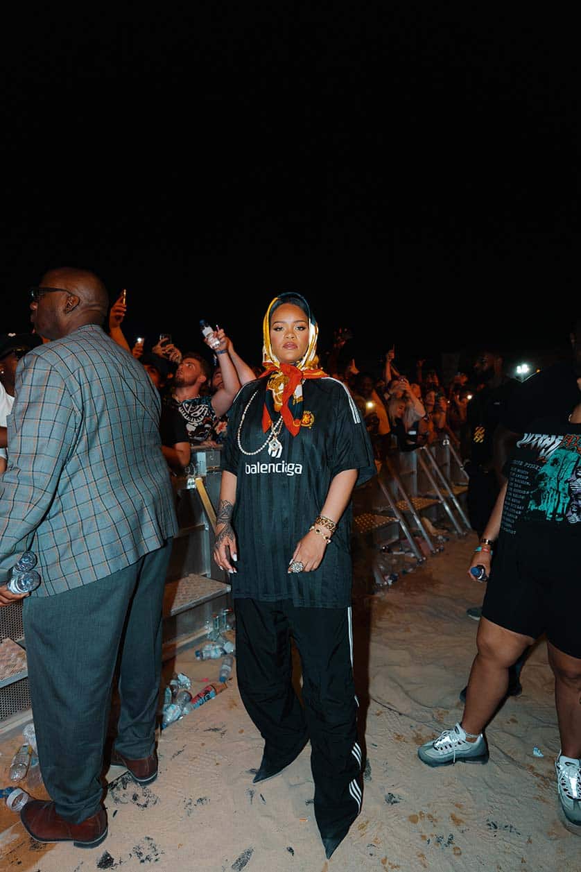 Rihanna au Rolling Loud de l'année dernière lors de la performance d'A$AP Rocky