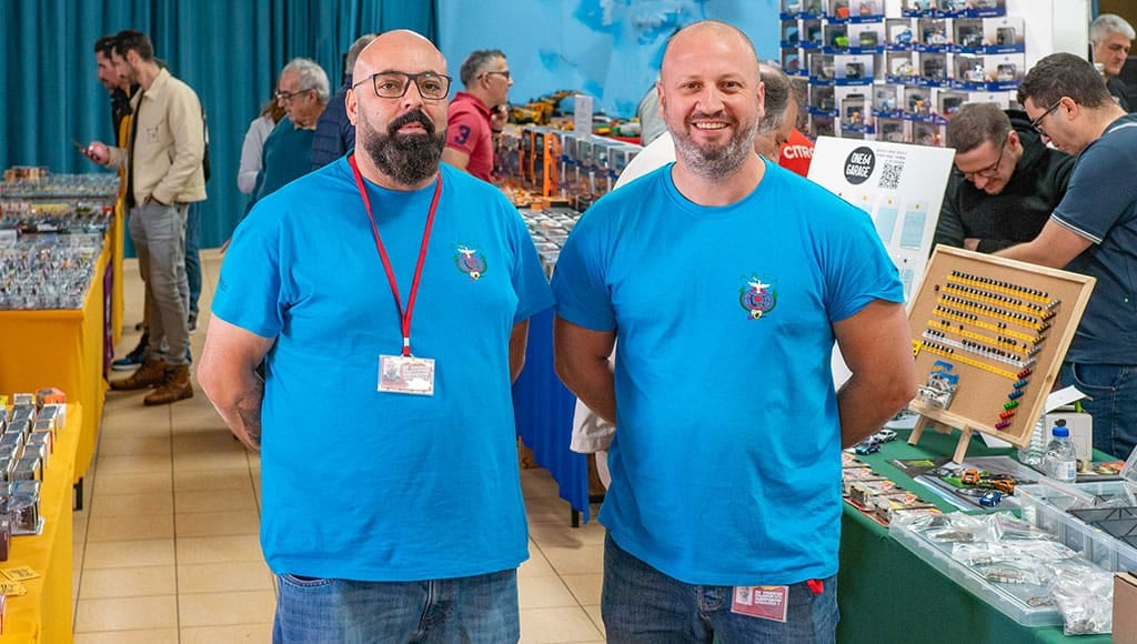 Sérgio Martins et Carlos Reis, organisateurs d'Algarve Diecast