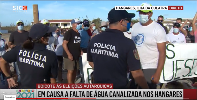 Manifestation en Algarve alors que le Portugal se rend aux urnes pour la première fois depuis la pandémie