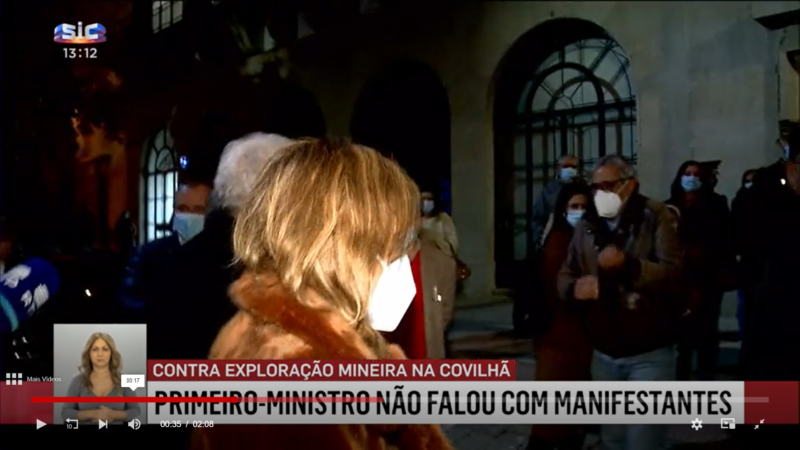 Le PM Costa « indifférent » à manifester contre le lithium à Covilhã