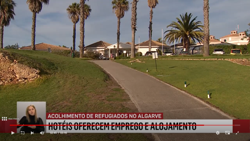 Les hôtels de l’Algarve prêts à offrir un emploi et un logement aux familles ukrainiennes réfugiées