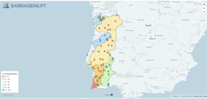 La production d’électricité revient lentement aux barrages en difficultés du Portugal
