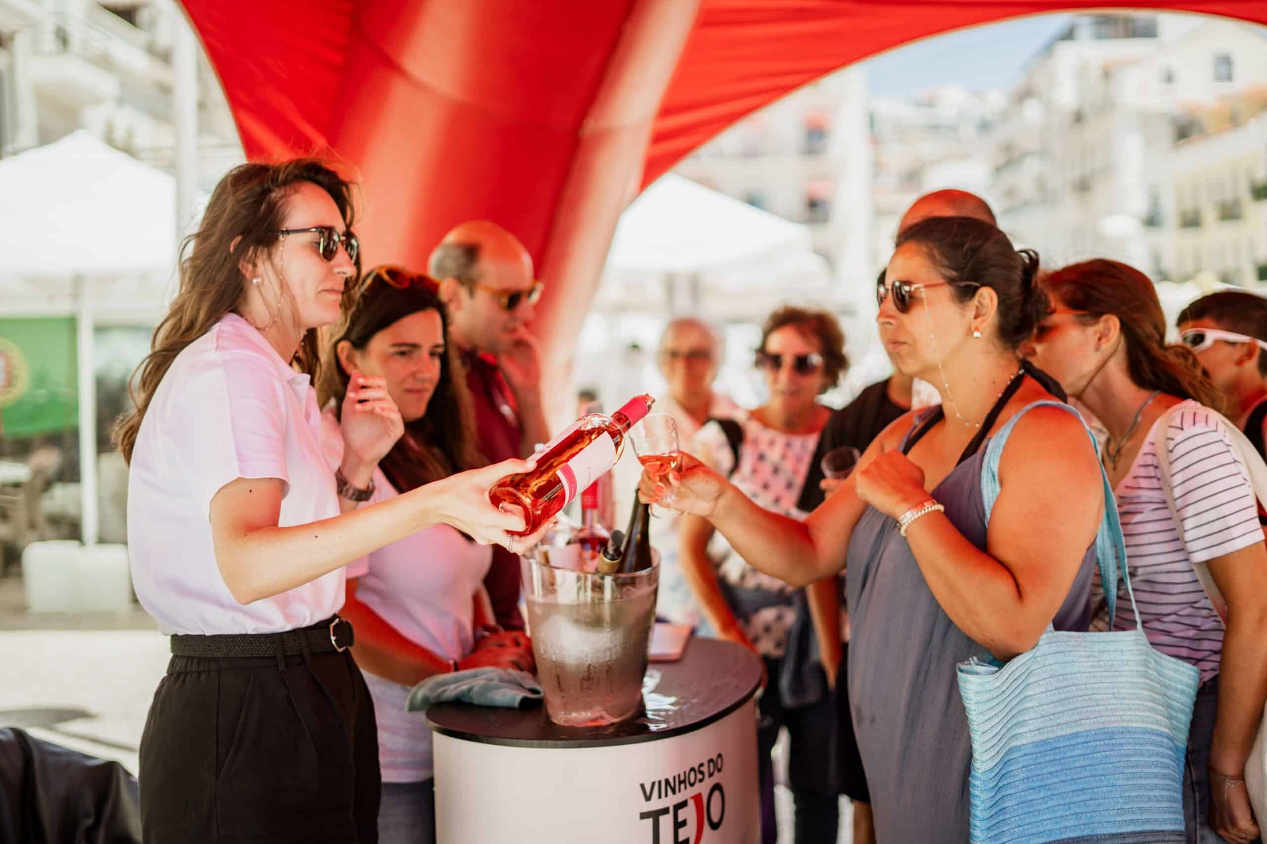 Vins du Tage à la plage