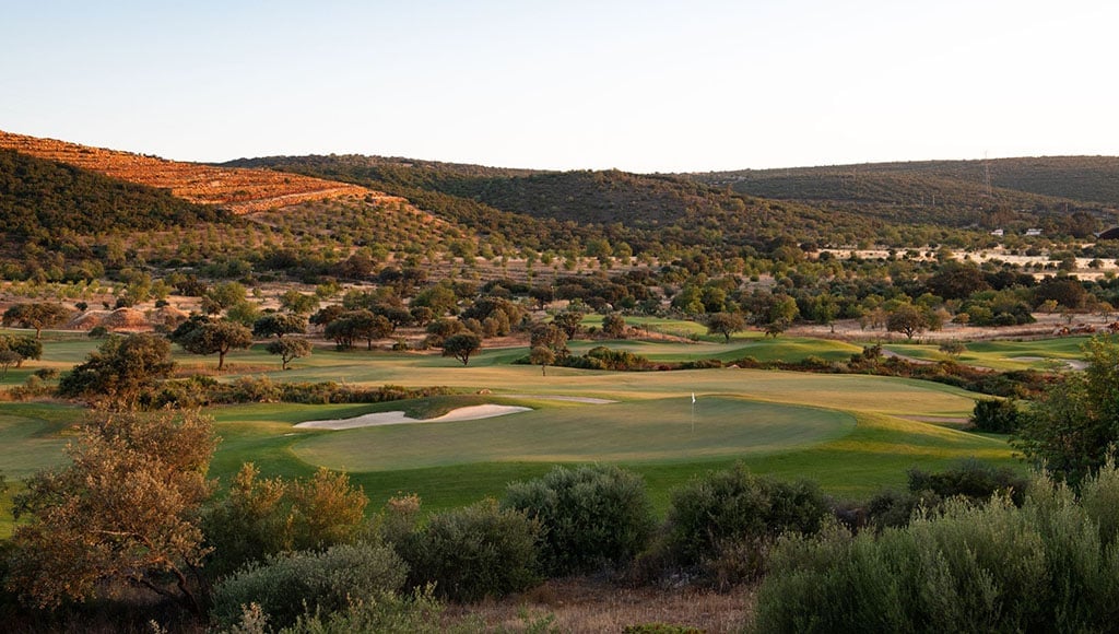 12ème vert du golf Ombria