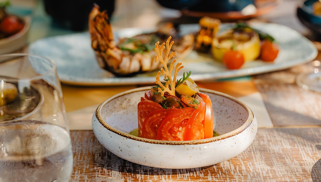 Photo d'un mela servi au restaurant Casa Velha à Quinta do Lago