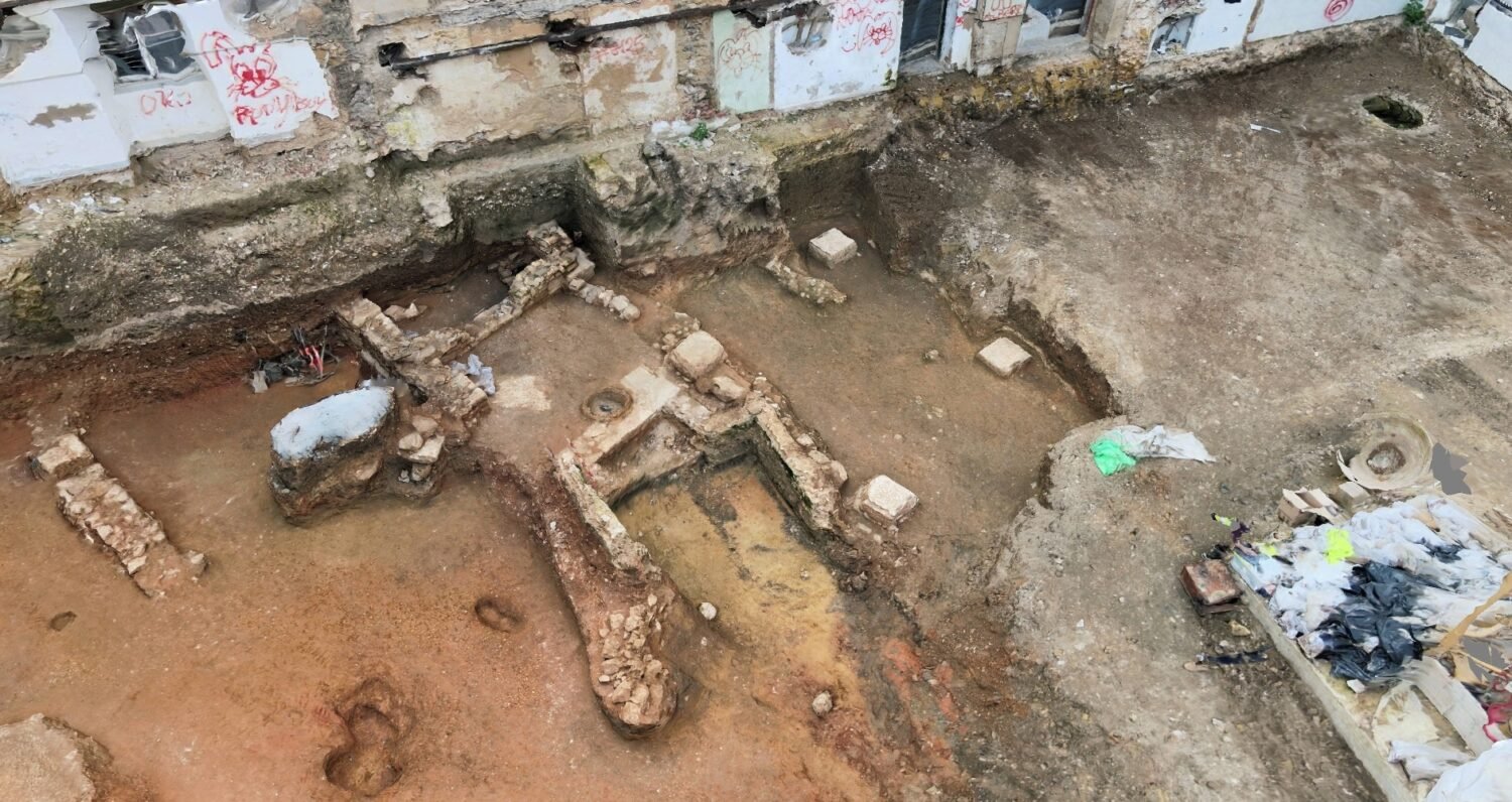 Excavation romaine, Faro -aerial View