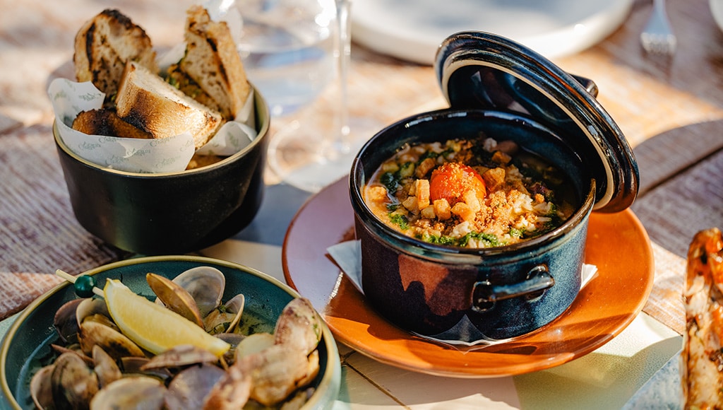 Photo d'un mela servi au restaurant Casa Velha à Quinta do Lago