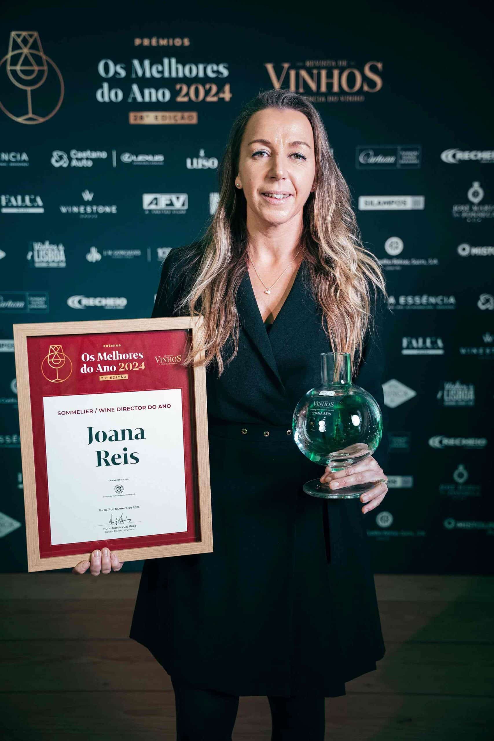 Joana Reis, sommelier en chef à Avenida à Lagos, a reçu le "Sommelier de l'année" prix.