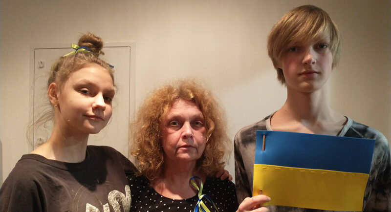 Une famille ukrainienne trouve refuge à Portimão après avoir fui la guerre