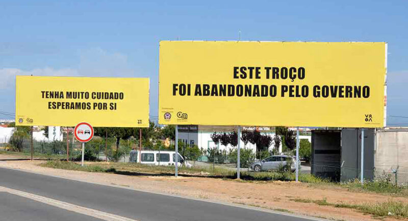 La décision de justice continue de retarder les travaux routiers EN125 entre Olhão et Villa Real de Santo Antonio