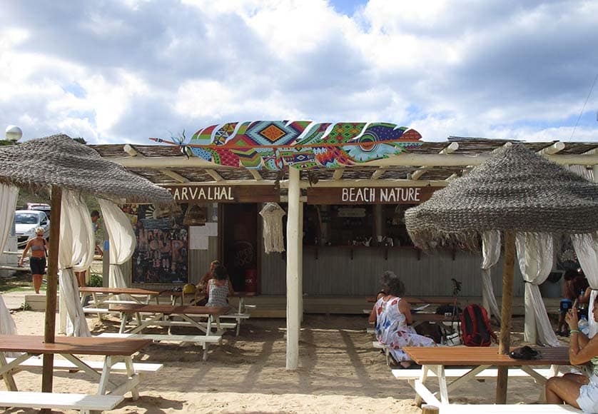 Bar de la plage Carvalhal