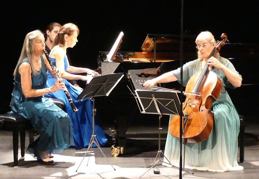 Anne Kaasa piano, Maria José Falcão violon, Esther Georgie violoncelle
