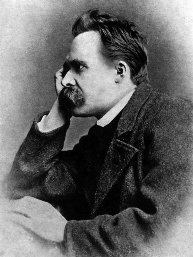 Photo de Nietzsche par Gustav-Adolf Schultze, 1882