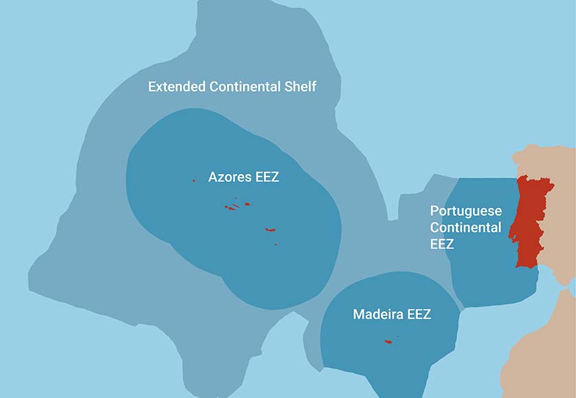 Territoire maritime du Portugal (zone économique exclusive)
