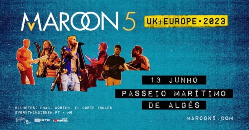 Maroon 5 annonce un concert au Portugal en 2023