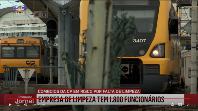 Le réseau ferroviaire portugais sur la bonne voie pour de nouveaux drames en raison d’un manque de «propreté et de désinfection»