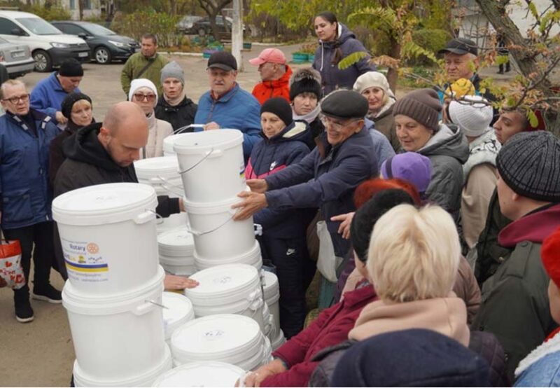 Des filtres à eau pour aider l’Ukraine