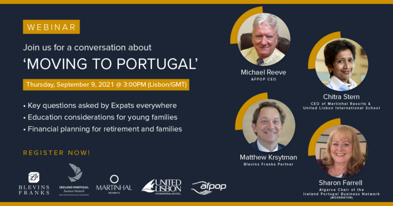 Le webinaire « S’installer au Portugal » aura lieu ce jeudi