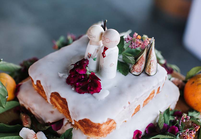 Idées de gâteaux de mariage au vignoble